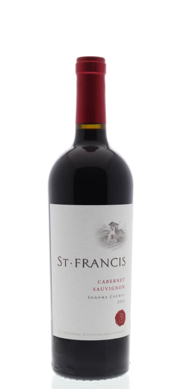 St. Francis Sonoma County Cabernet Sauvignon 2013 Front Bottle Shot