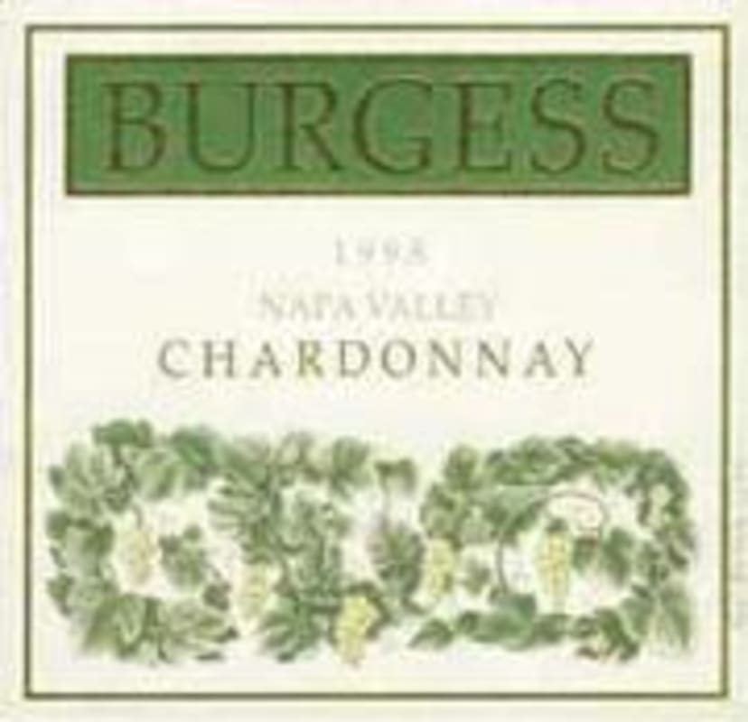 Burgess Chardonnay 1997 Front Label
