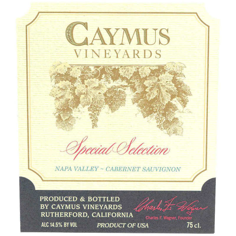 Caymus Special Selection Cabernet Sauvignon (1.5 Liter Magnum) 2012 Front Label