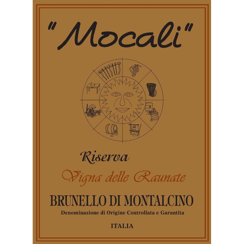 Mocali Raunate Brunello di Montalcino Riserva 2010 Front Label