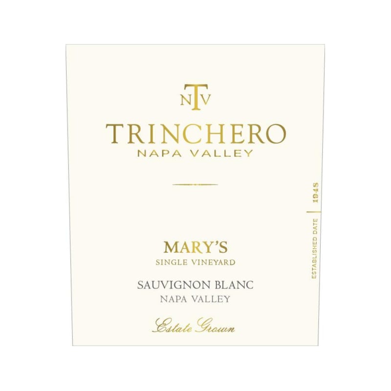 Trinchero Mary's Vineyard Sauvignon Blanc 2015 Front Label