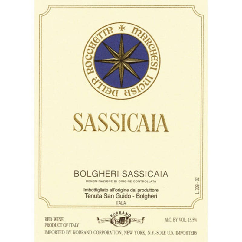Tenuta San Guido Sassicaia (1.5 Liter Magnum) 2011 Front Label