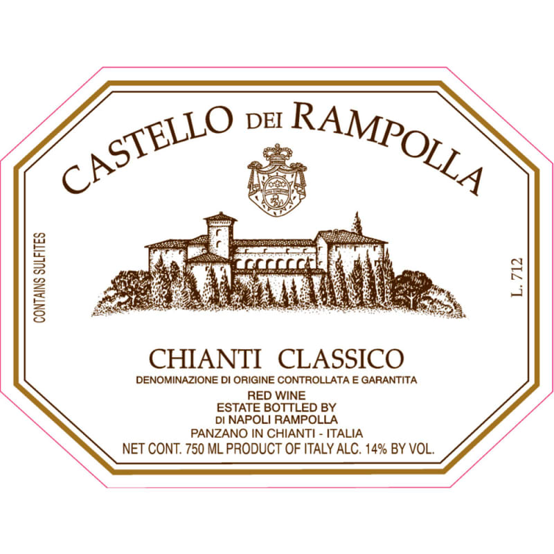Castello dei Rampolla Chianti Classico 2013 Front Label