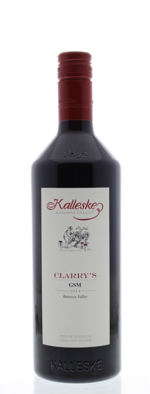 Kalleske Clarry's GSM 2014 Front Bottle Shot