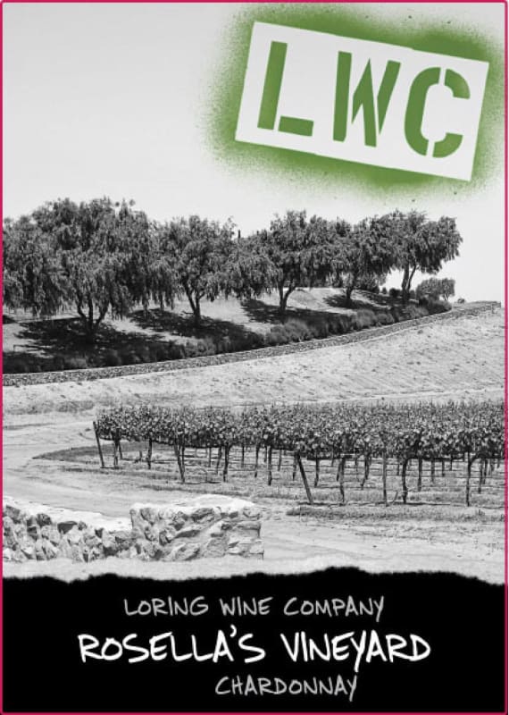 Loring Wine Company Rosella's Vineyard Chardonnay 2012 Front Label