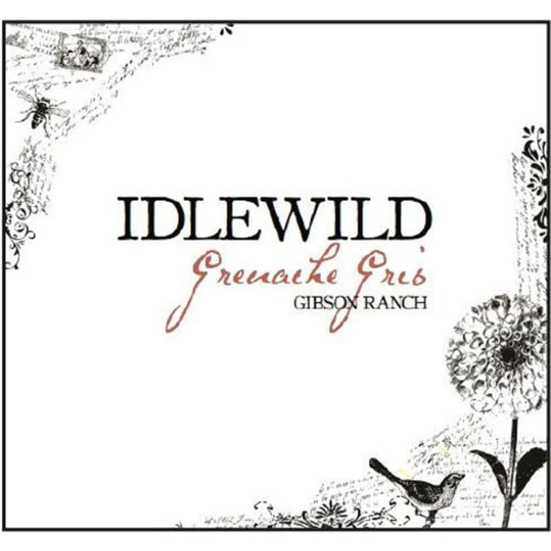 Idlewild Gibson Ranch Grenache Gris 2014 Front Label