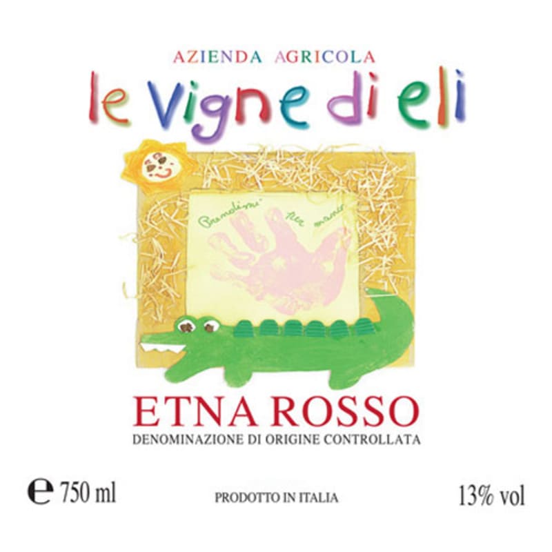 Le Vigne di Eli Etna Rosso 2014 Front Label