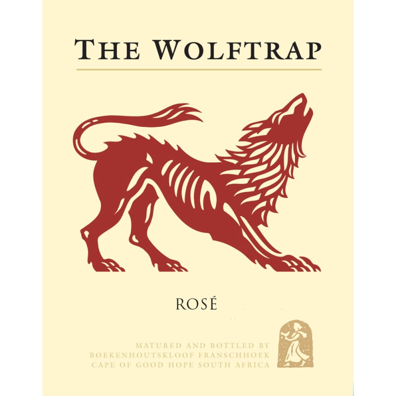 Boekenhoutskloof The Wolftrap Rose 2015 Front Label