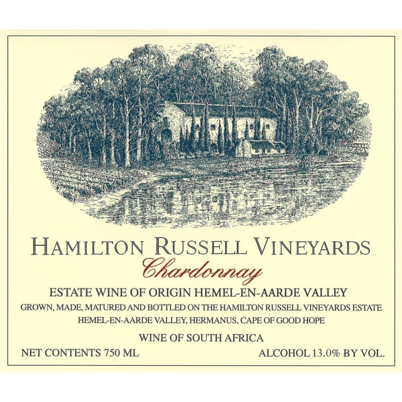 Hamilton Russell Chardonnay 2015 Front Label