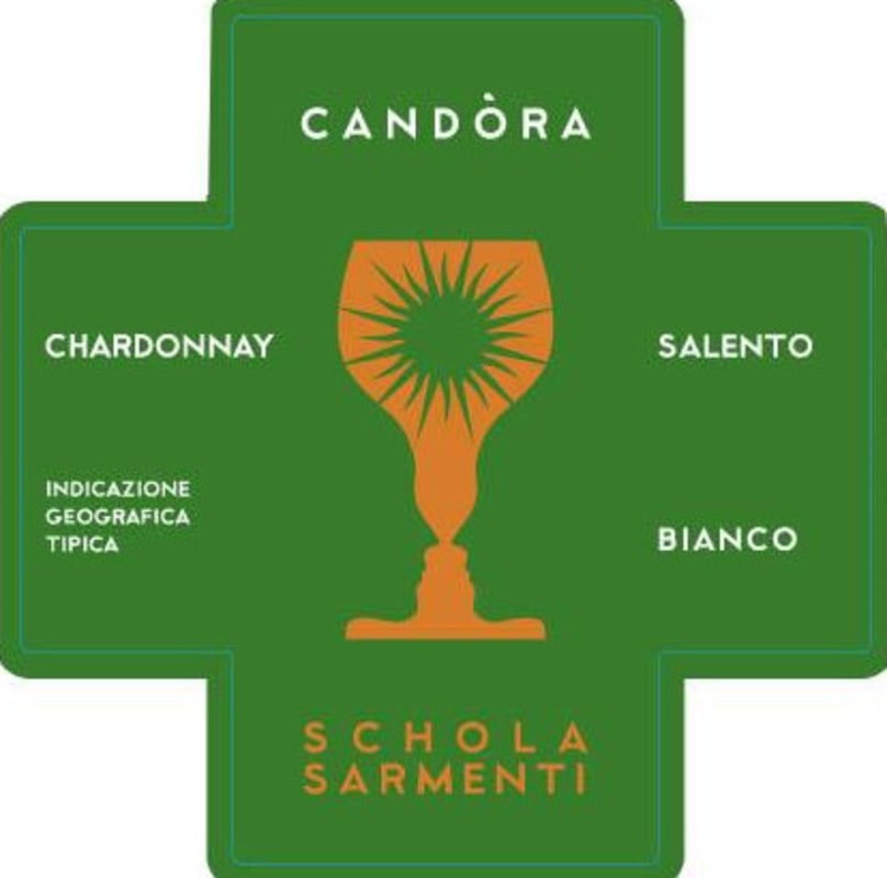 Schola Sarmenti Salento Candora Chardonnay Front Label