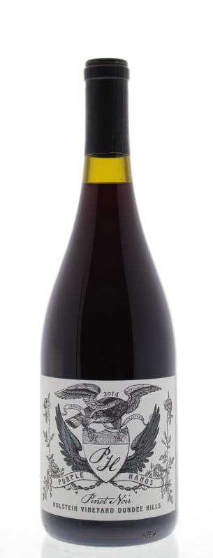 Purple Hands Holstein Vineyard Pinot Noir 2014 Front Bottle Shot