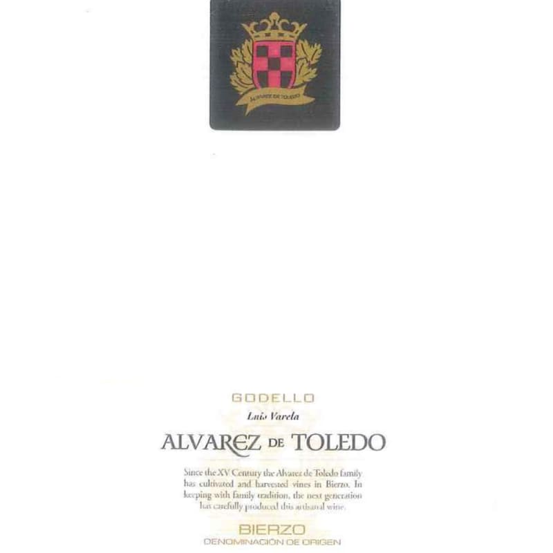 Vinos de Arganza Alvarez de Toledo Godello 2014 Front Label