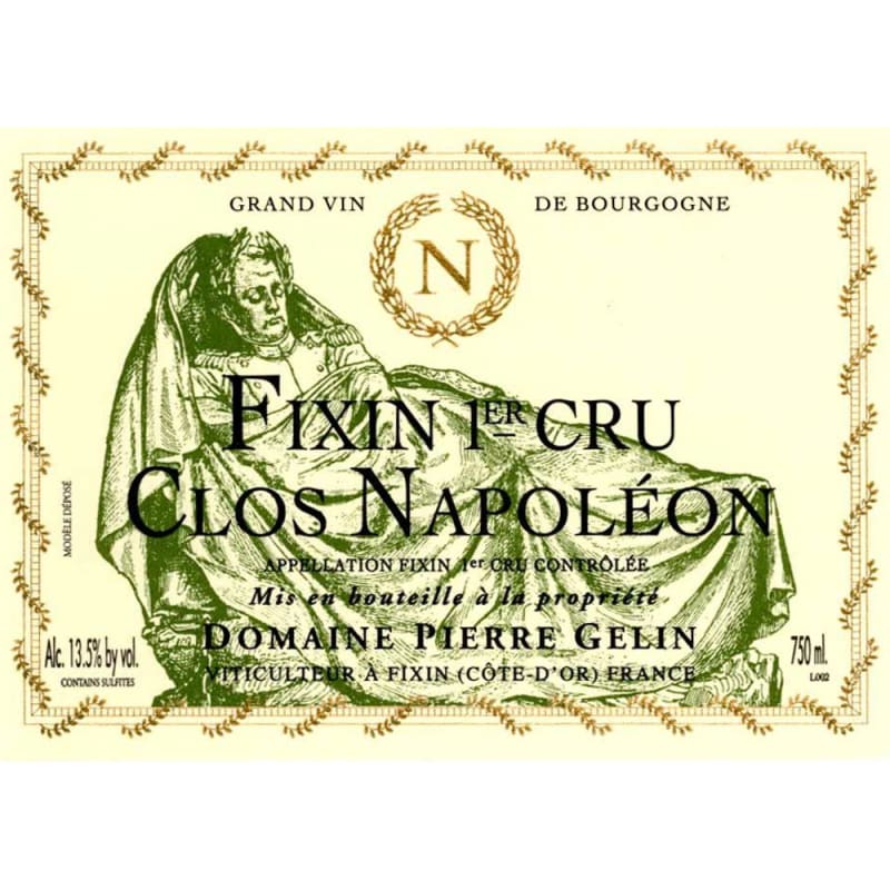 Pierre Gelin Fixin Clos Napoleon Premier Cru 2011 Front Label