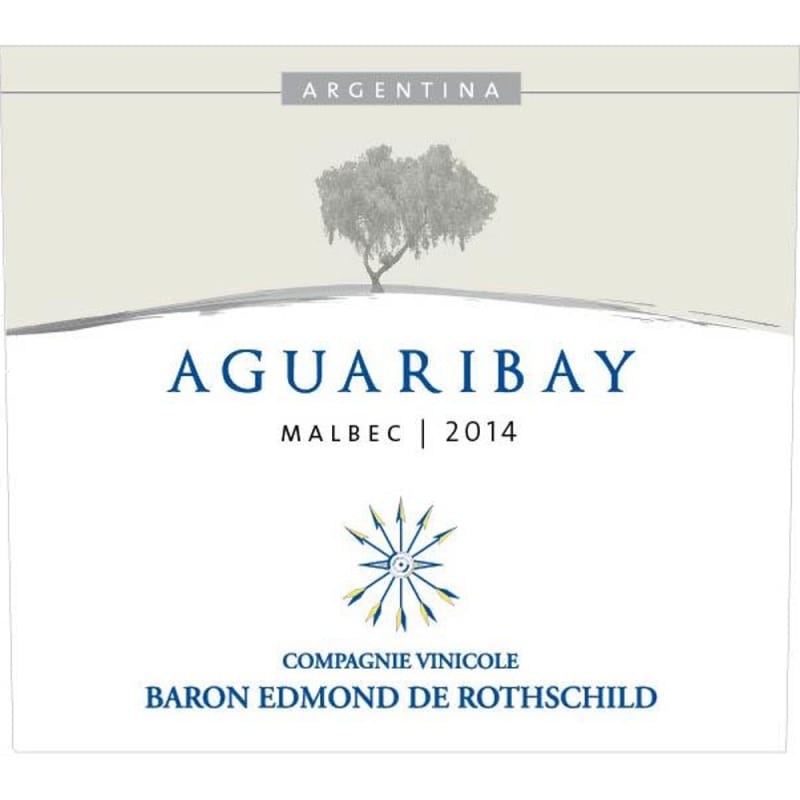 Baron Edmond de Rothschild Aguaribay Malbec 2014 Front Label