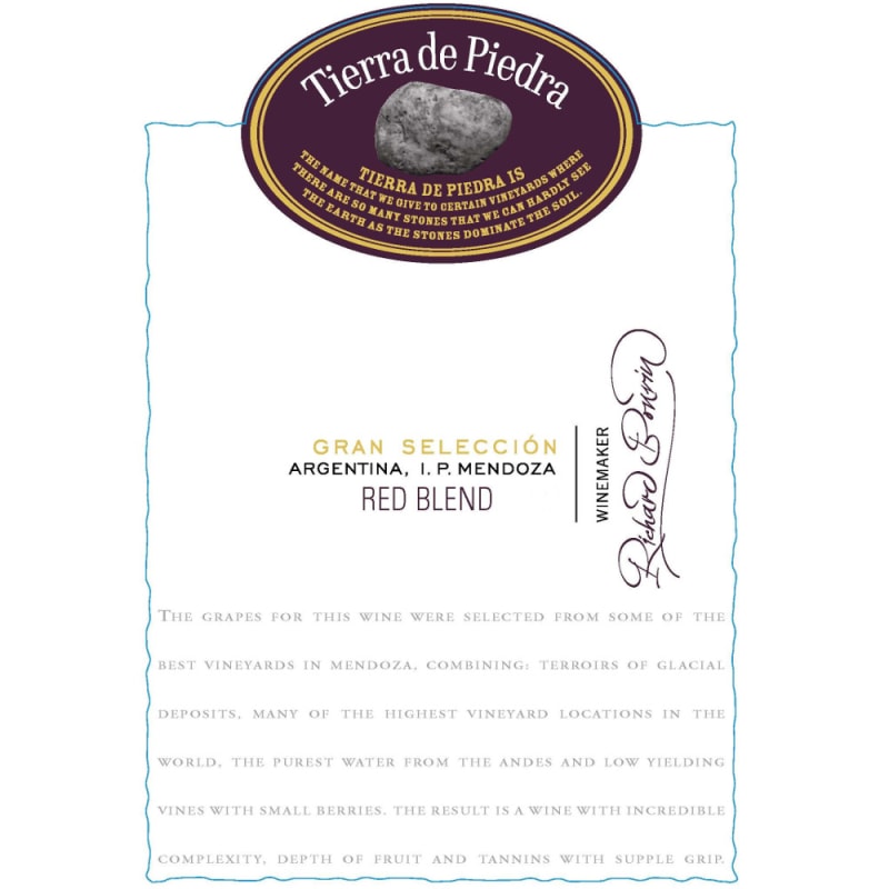 Tierra de Piedra 2014 Front Label