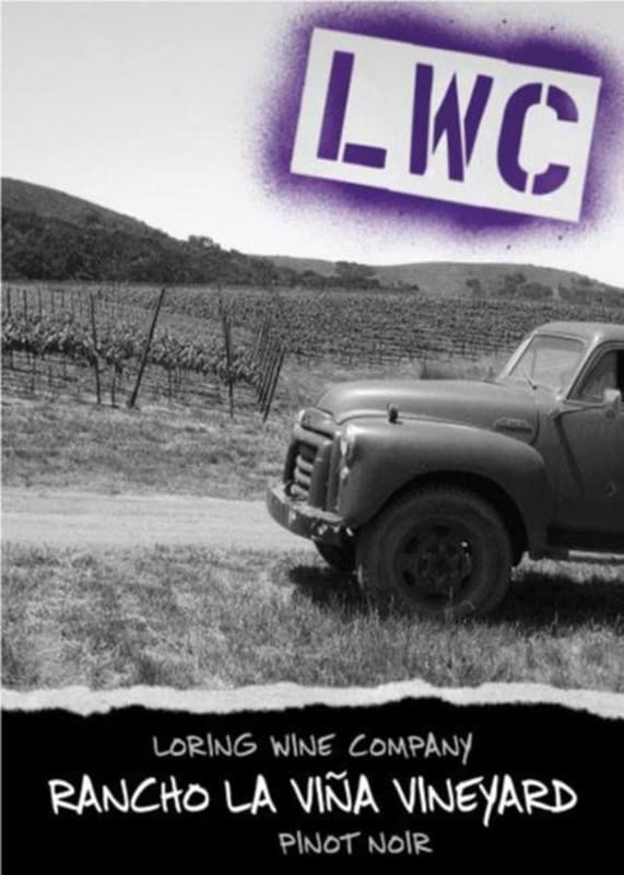 Loring Wine Company Rancho La Vina Vineyard Pinot Noir 2010 Front Label