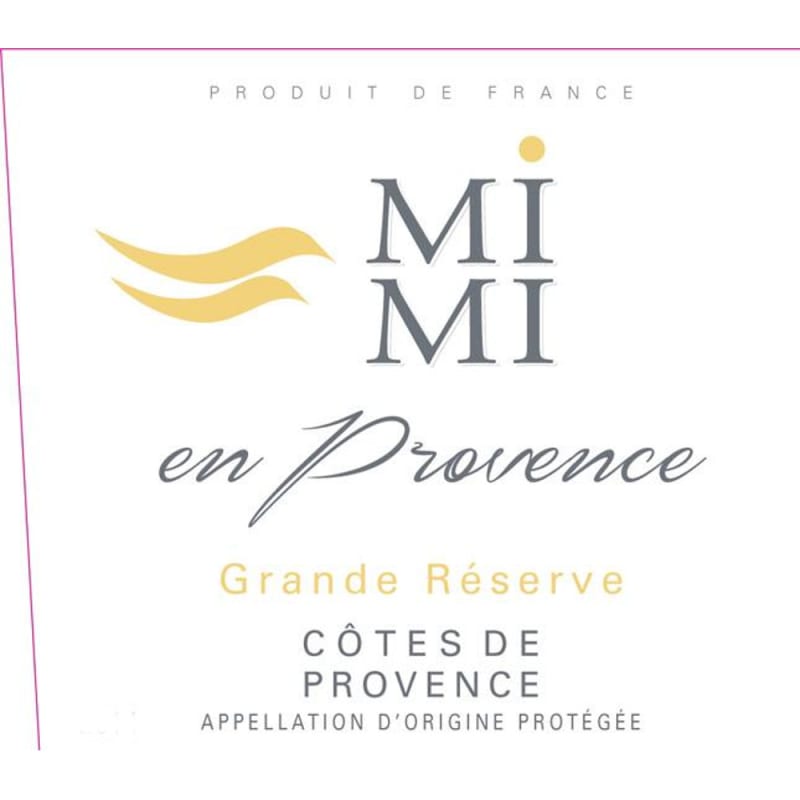 Mi Mi en Provence Grande Reserve Rose 2015 Front Label