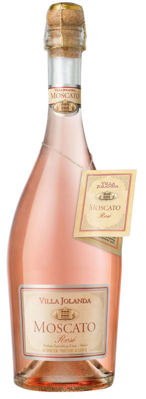 Villa Jolanda Moscato Rose Front Bottle Shot