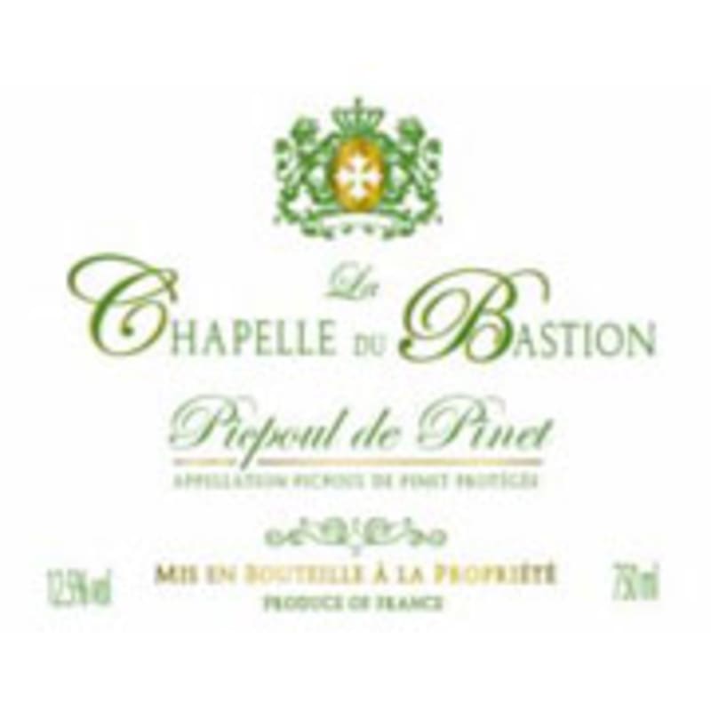 La Chapelle du Bastion Picpoul de Pinet 2014 Front Label