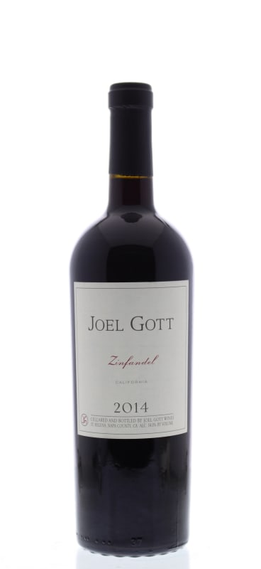 Joel Gott California Zinfandel 2014 Front Bottle Shot