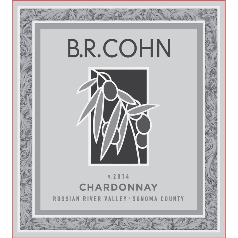 B.R. Cohn Silver Label Chardonnay 2014 Front Label