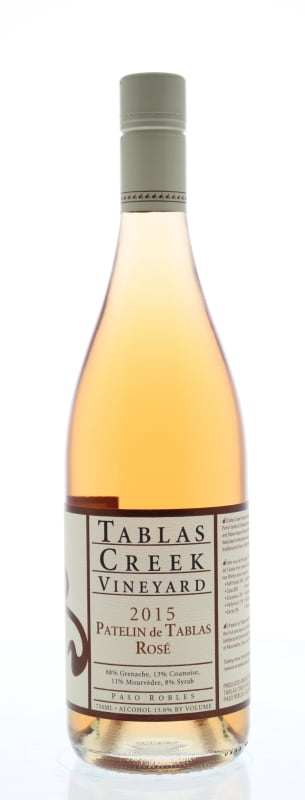 Tablas Creek Patelin de Tablas Rose 2015 Front Bottle Shot
