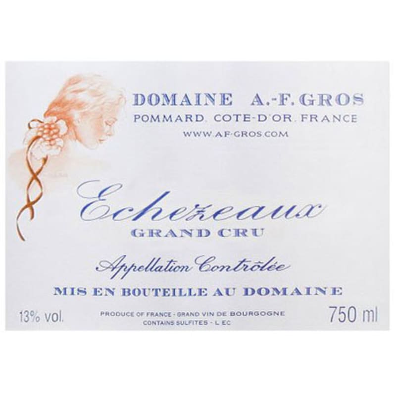 Domaine A.F. Gros Echezeaux Grand Cru 2012 Front Label