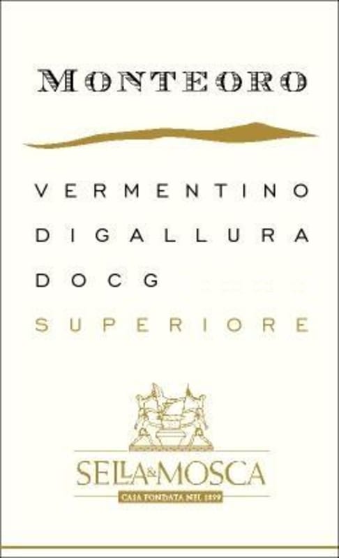 Sella & Mosca Vermentino di Gallura Superiore Monteoro 2013 Front Label