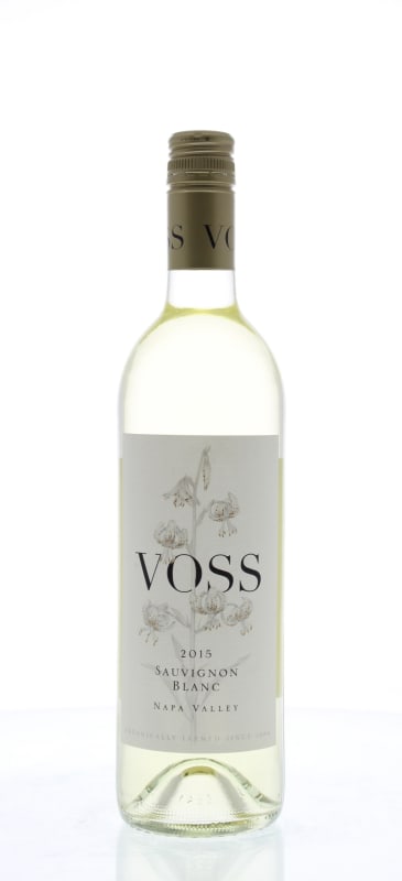 Voss Vineyards Napa Valley Sauvignon Blanc 2015 Front Bottle Shot