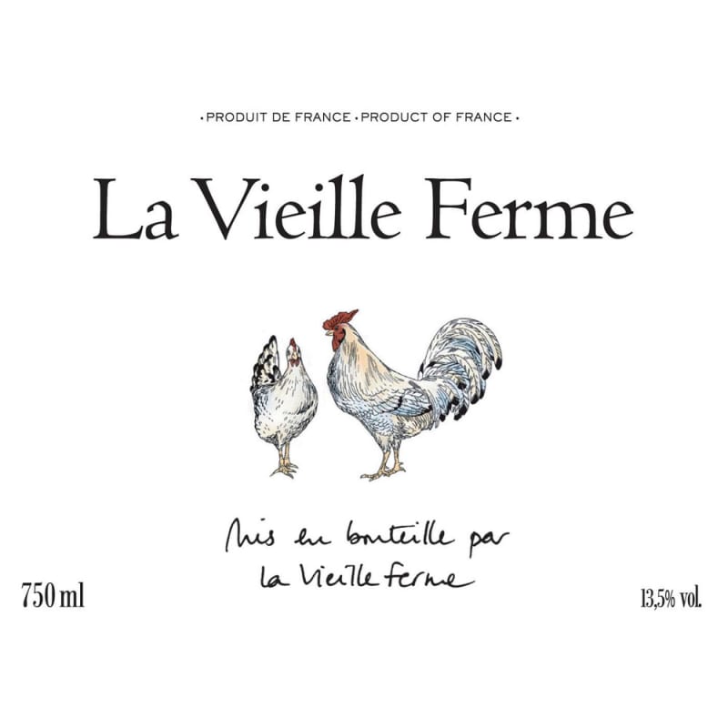 La Vieille Ferme Rose 2015 Front Label