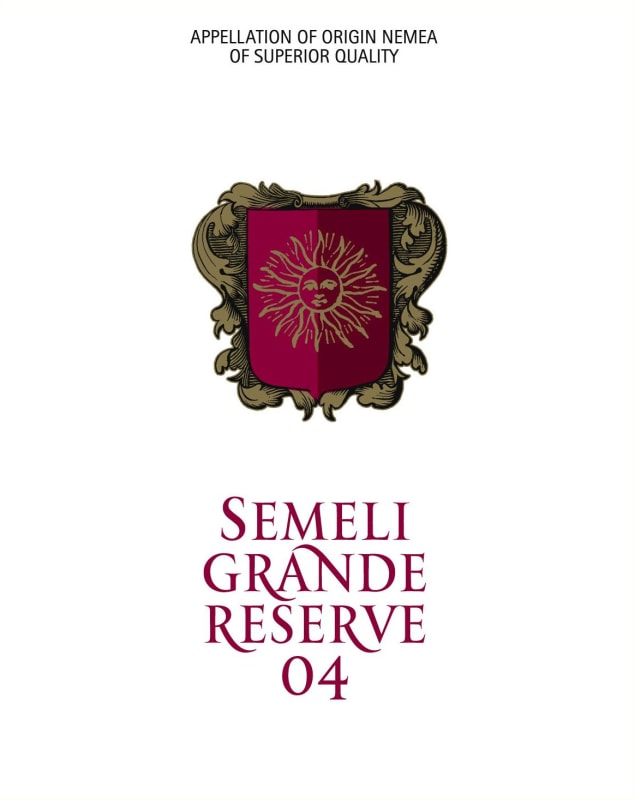 Semeli Grande Reserve 2004 Front Label