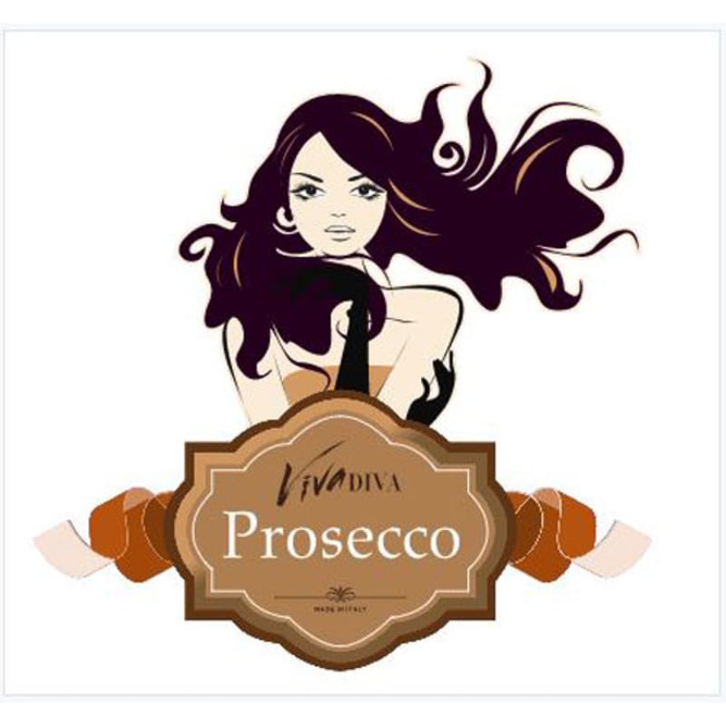 Viva Diva Moscato Prosecco Front Label