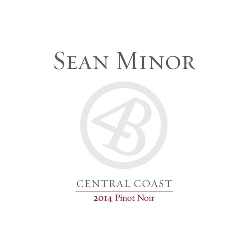 Sean Minor Four Bears Pinot Noir 2014 Front Label