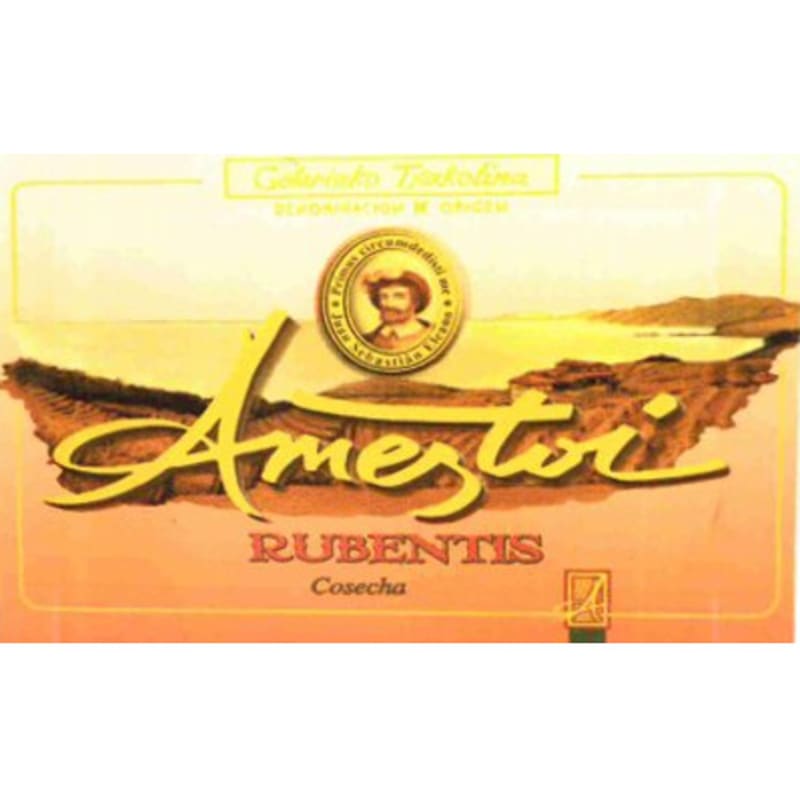 Ameztoi Getariako Txakolina Rubentis Rose 2015 Front Label