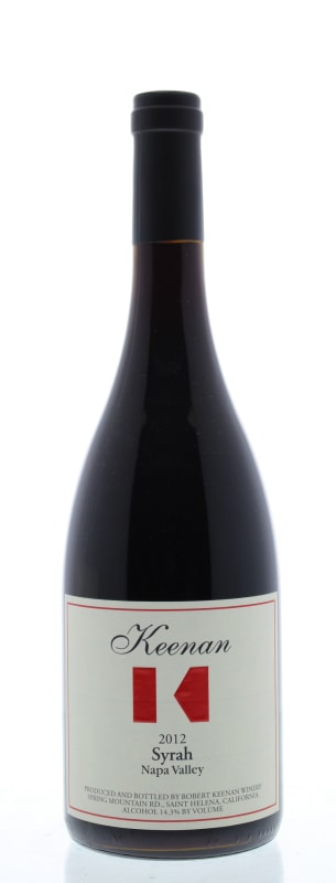 Keenan Syrah 2012 Front Bottle Shot