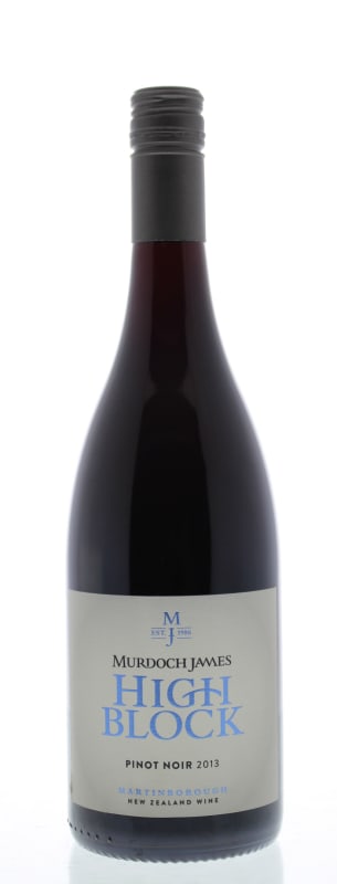 Murdoch James High Block Pinot Noir 2013 Front Bottle Shot