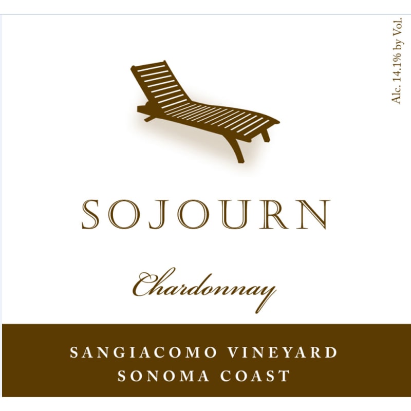 Sojourn Sangiacomo Vineyard Chardonnay 2014 Front Label