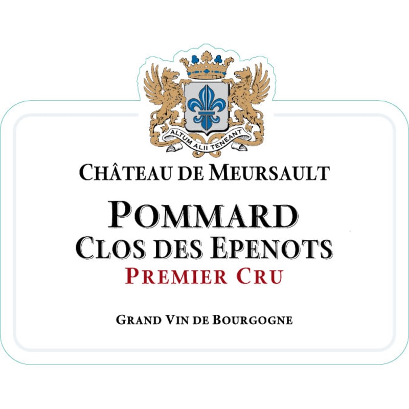 Chateau de Meursault Pommard Clos des Epenots Premier Cru 2012 Front Label