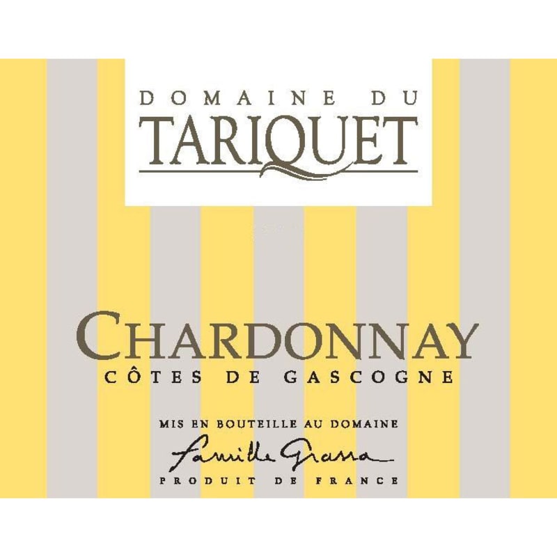 Domaine du Tariquet Chardonnay 2014 Front Label