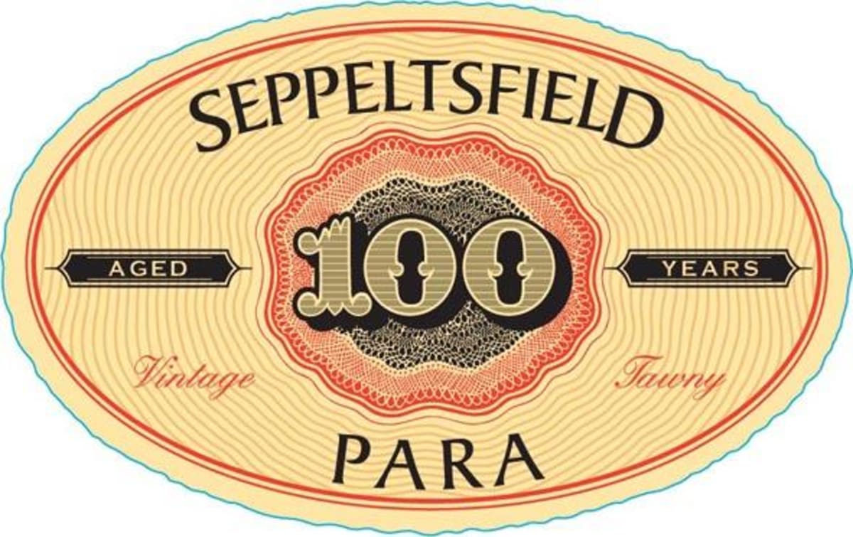 Seppeltsfield Para Centenary 100 Year Old Vintage Tawny Port 1910 Front Label