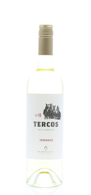 Tercos Torrontes 2015 Front Bottle Shot