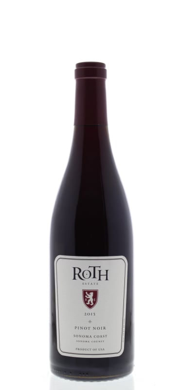 Roth Estate Sonoma Coast Pinot Noir 2013 Front Bottle Shot