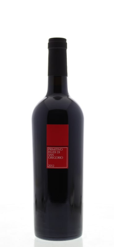 Feudi di San Gregorio Primitivo 2012 Front Bottle Shot