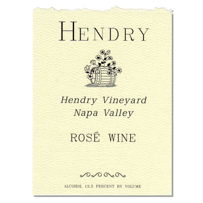 Hendry Rose 2015 Front Label