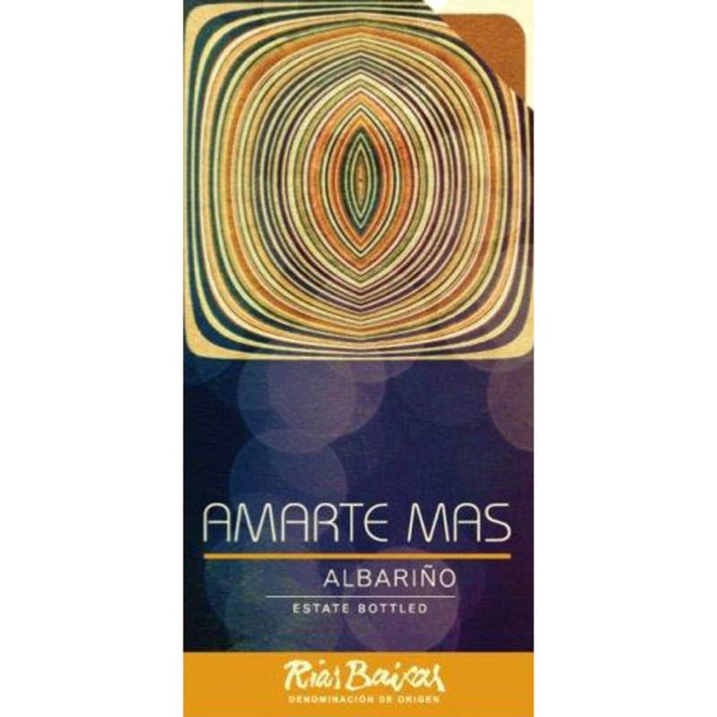 Amarte Mas Albarino 2014 Front Label