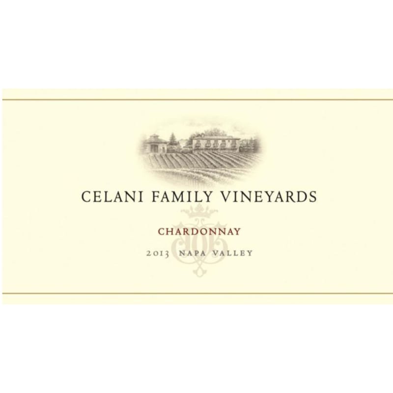 Celani Vineyards Chardonnay 2013 Front Label
