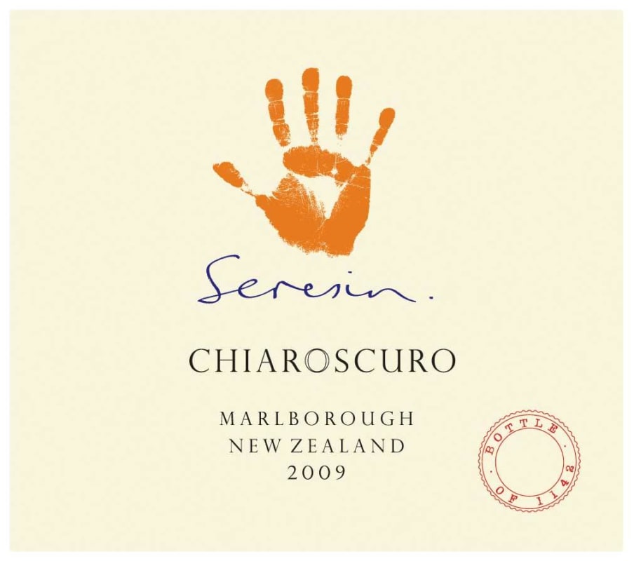 Seresin Chiaroscuro 2009 Front Label