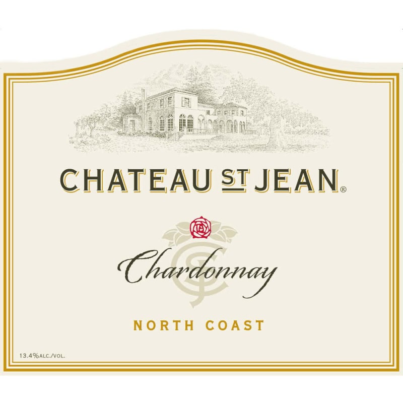 Chateau St. Jean North Coast Chardonnay 2014 Front Label