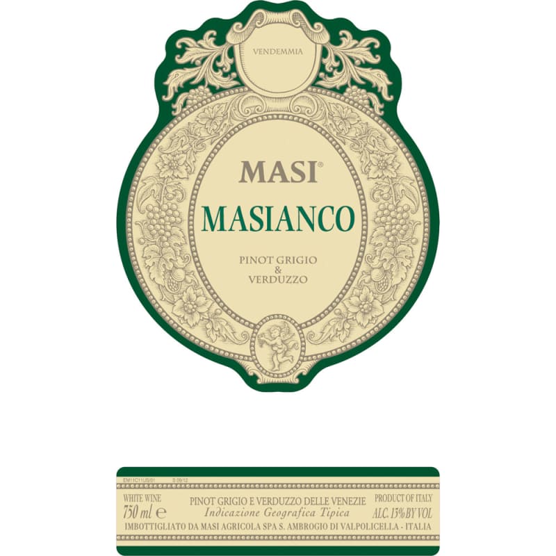 Masi Masianco Pinot Grigio-Verduzzo 2015 Front Label