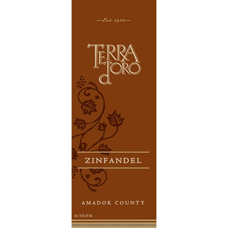 Terra d'Oro Zinfandel 2014 Front Label